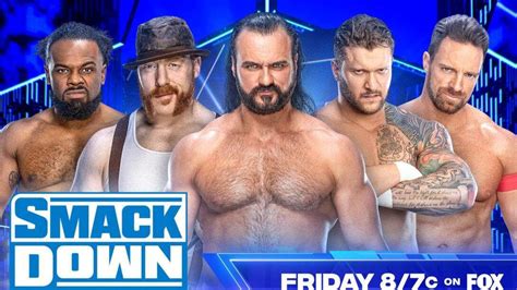 Smackdown match card variety