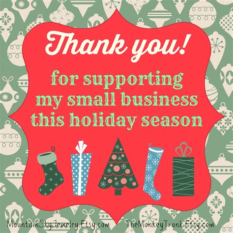 Small Business Holiday Thank-You