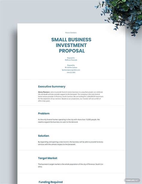 Small Business Proposal Template