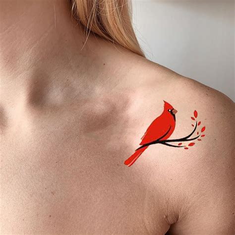 Small Cardinal Tattoo