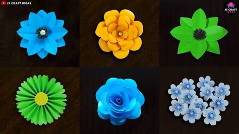 Small paper flower tips