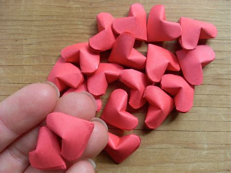 Small paper hearts