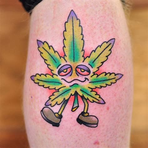 Small weed tattoos