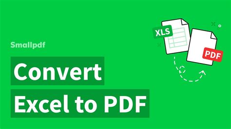 SmallPDF Excel to PDF