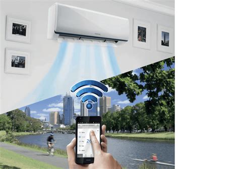 Image of a smart air conditioning system