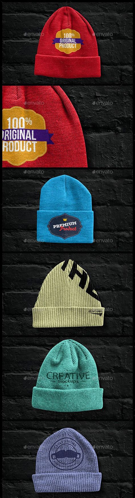 Smart Object Beanie Mockup