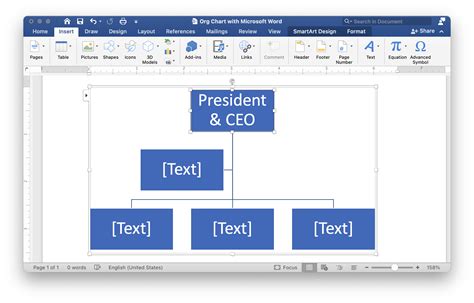 SmartArt Org Chart