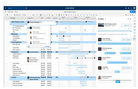 Smartsheet Scheduling Tool