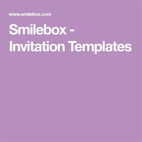 Smilebox Template