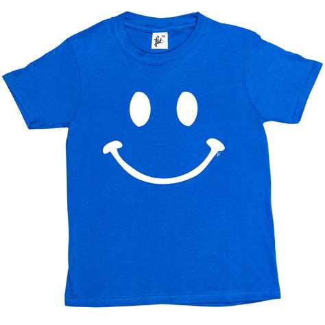 Smiley face symbol on T-shirt