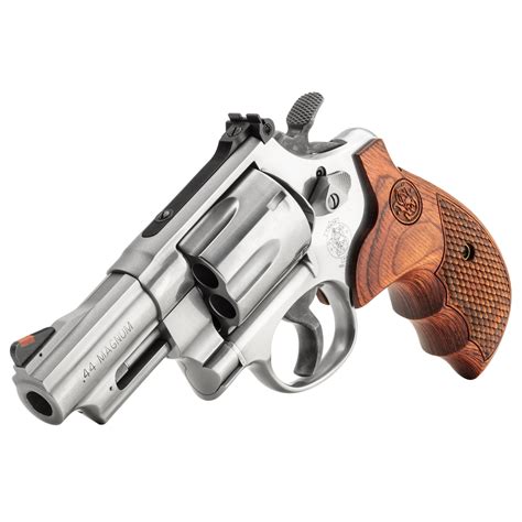 The Smith & Wesson Model 629 is a compact and powerful.44 Magnum revolver