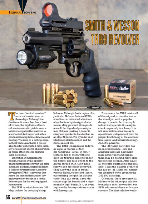 Smith & Wesson TTR8 Features