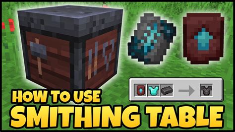 Minecraft Smithing Table