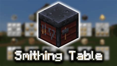 Understanding the Basics of Smithing Tables