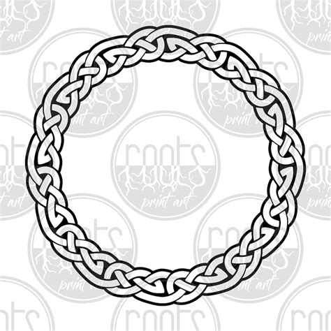 Celtic knotwork smithing template