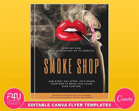 Smoke Shop Flyer Template 2