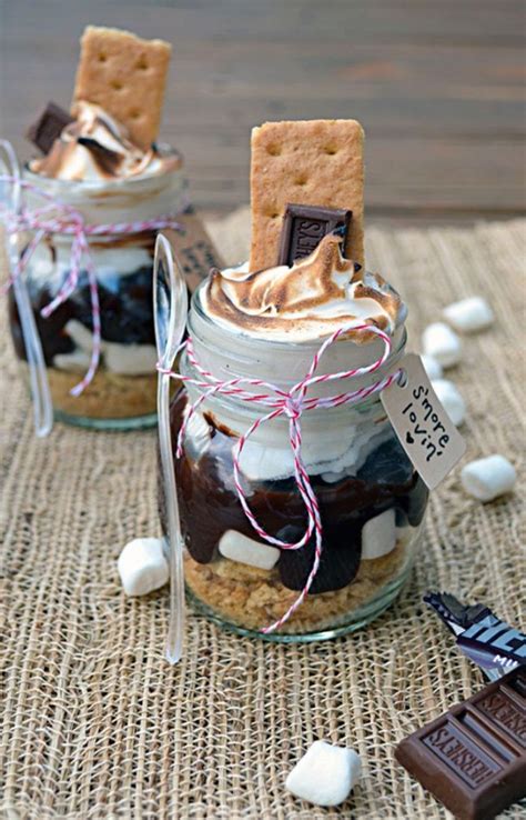 S'mores Invitation Ideas with Mason Jars