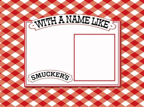 Smucker's 100th Birthday Label Template 10 Gallery Image