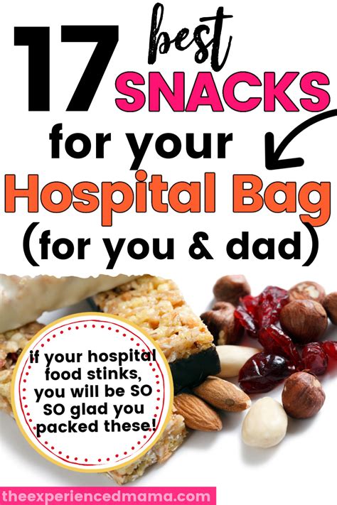 Snacks for Hospital Bag