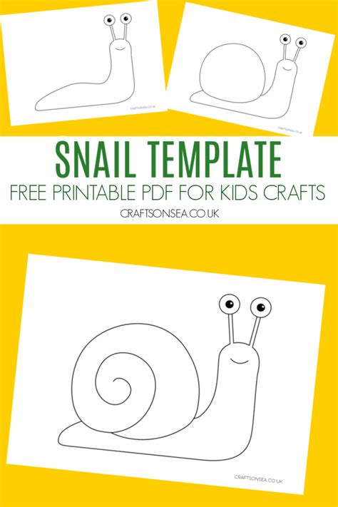 Snail Template Craft