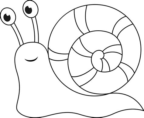 Free Snail Template Printable