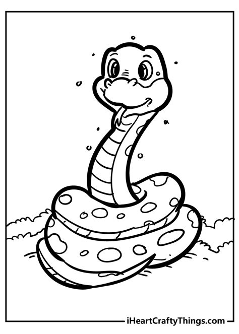 Snake coloring pages gallery 6