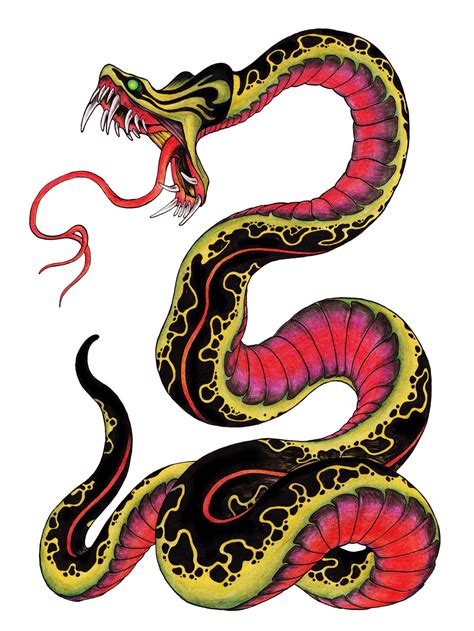 Snake Tattoo Art