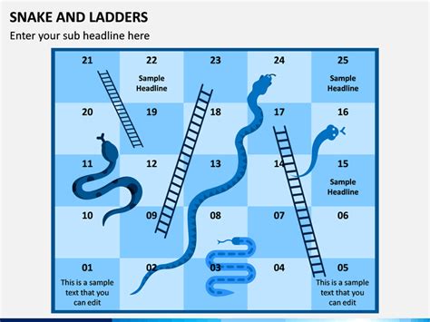 Snakes and Ladders PowerPoint Template