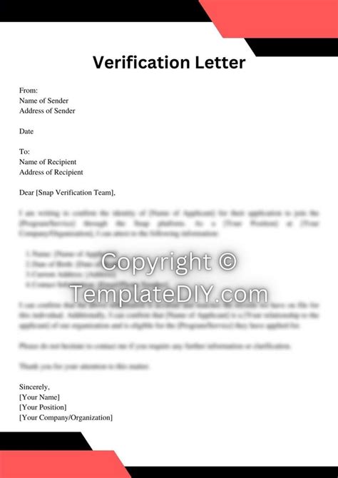 SNAP Approval Letter Sample