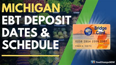 Michigan SNAP Benefits Deposit Schedule