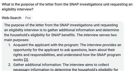 SNAP Investigation Process