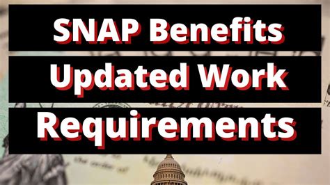 SNAP Work Requirements