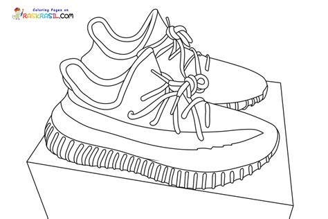 Sneaker Coloring Pages For Boys