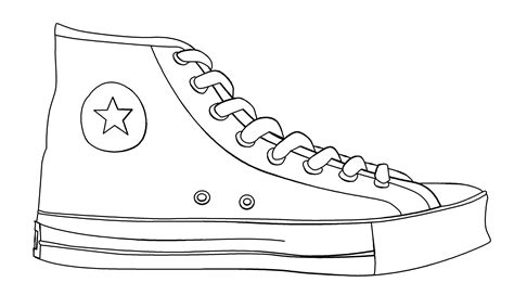 Sneaker Coloring Pages for Kids