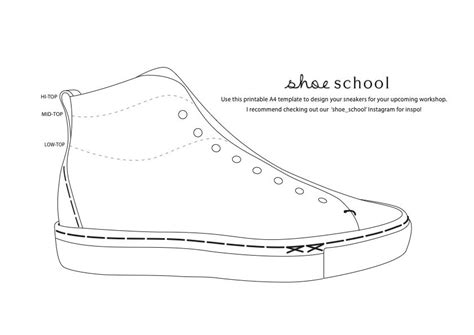 Sneaker template