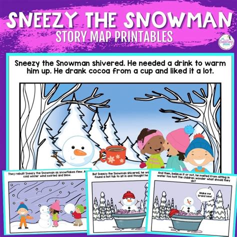 Sneezy the Snowman Activities and Games