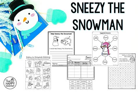 Sneezy the Snowman Activities