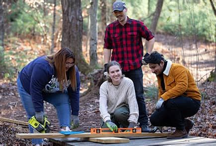 SNHU students engaging in community service projects