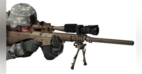 Sniper with night vision