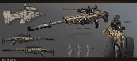 Sniper rifle with scope