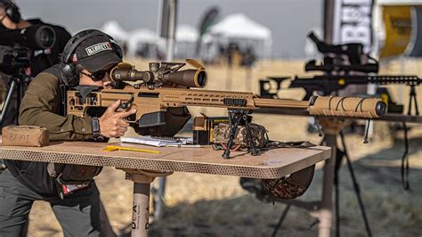 US Military Sniper Rifle in Action