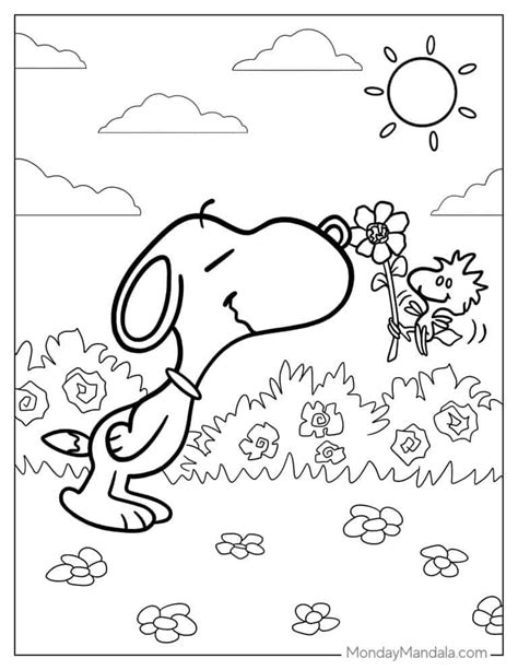 Snoopy Coloring Page