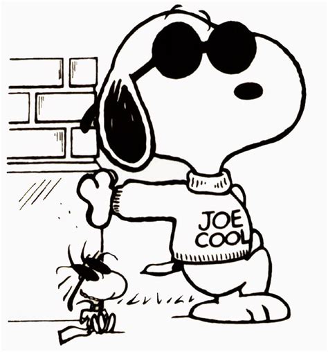 Snoopy Coloring Page