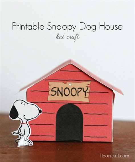 Snoopy Printable Crafts