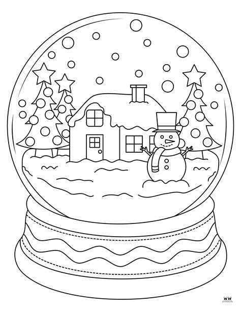 Snow Globe Activity Pages