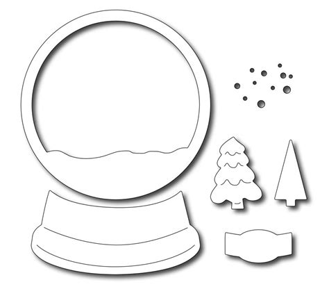 Snow Globe Base Designs and Templates