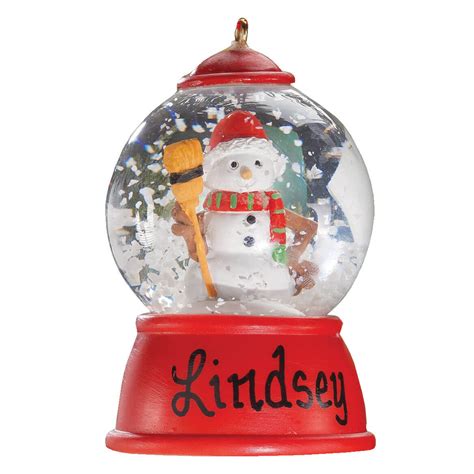 Snow globe Christmas tree topper