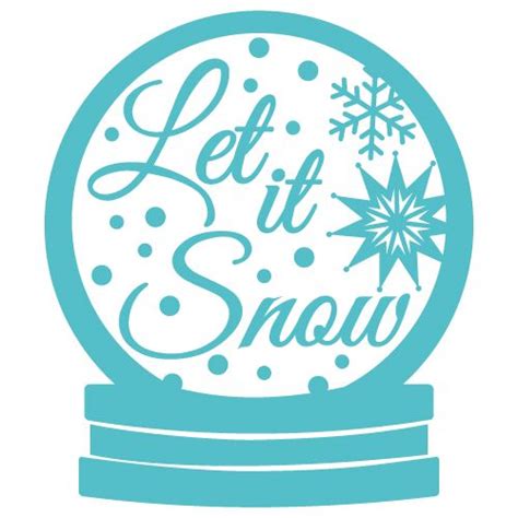 Snow Globe Ornament SVG Design