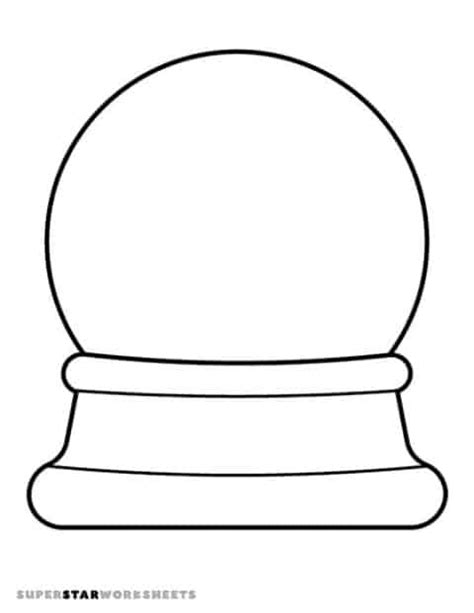 Snow Globe Template