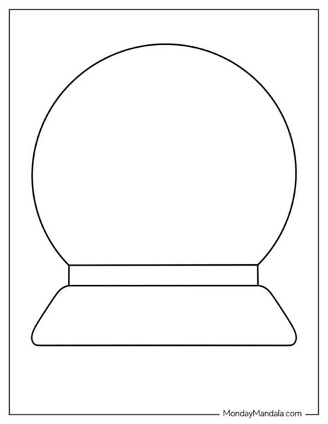 Snow Globe Template